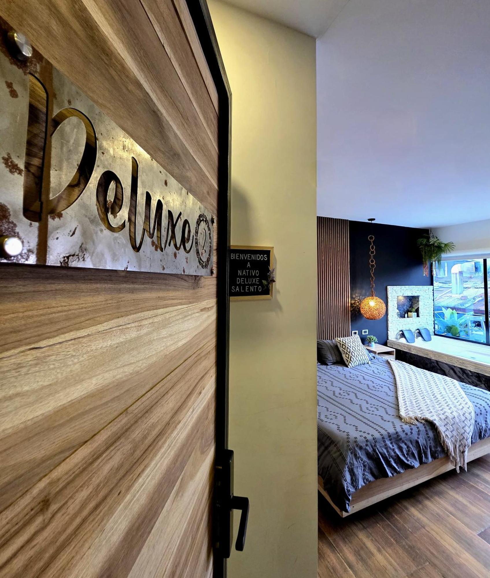 Habitacion Deluxe 2 Con Jacuzzi A 20 Mt Del Parque Salento Eksteriør bilde